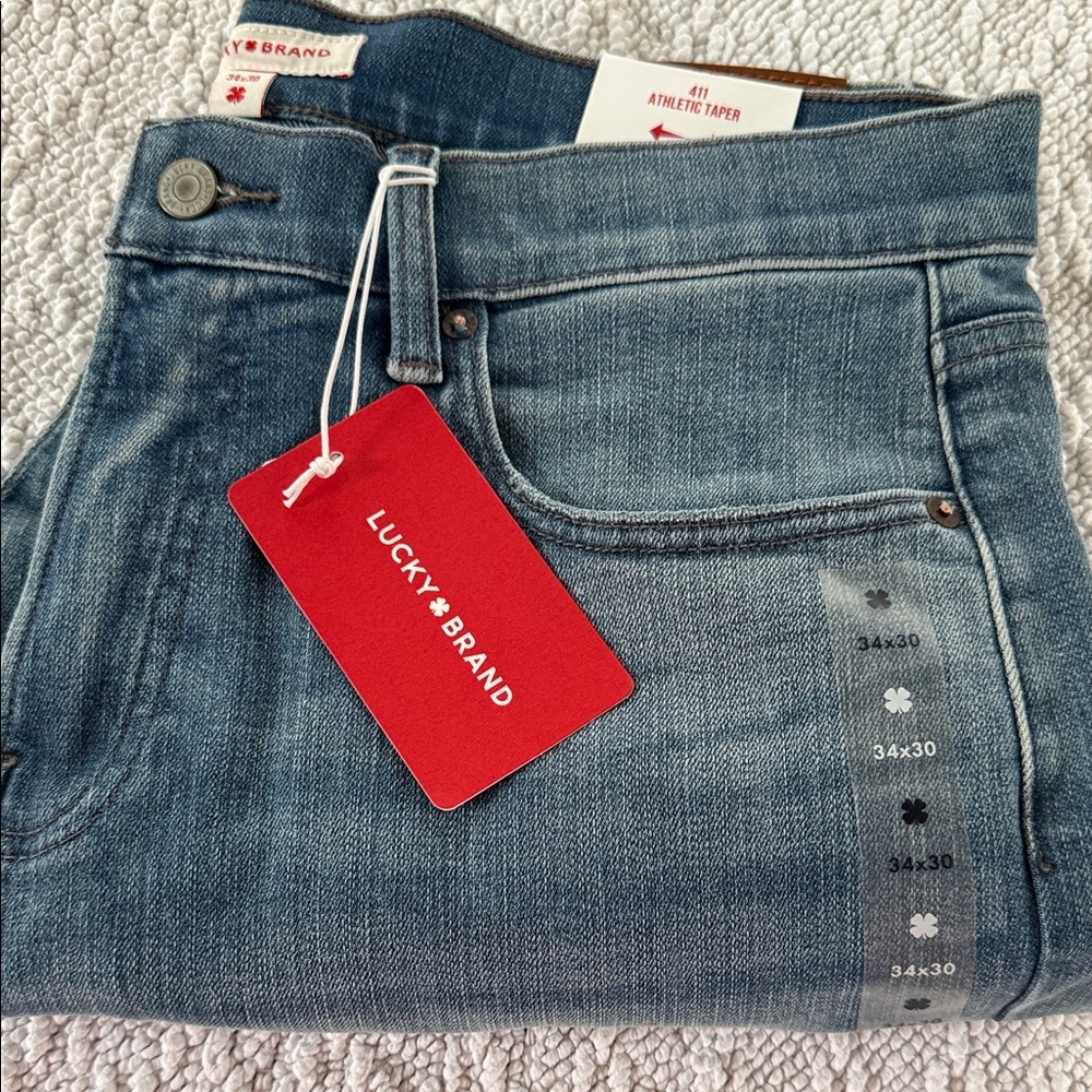Men’s Lucky Brand Athletic Taper 411 Jean